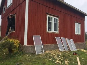 Ikkunaremontti Turun saaristossa