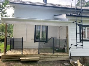Terrassin rakentaminen